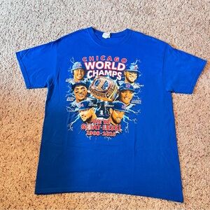Chicago World Champs Blue T-Shirt
